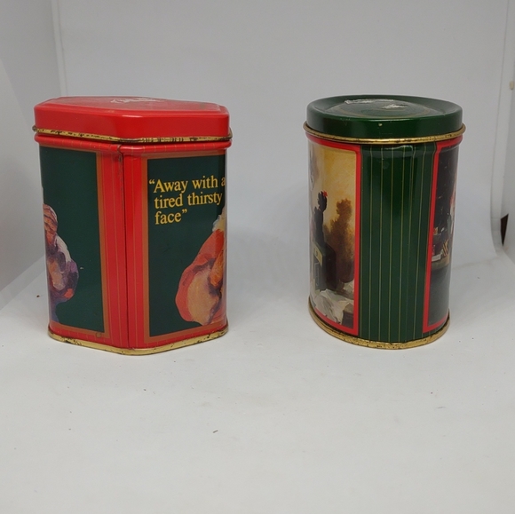 Lot Set of 2 vintage Coca-Cola Candles in Collector Metal Tins 1986 & 1991 - Picture 4 of 8